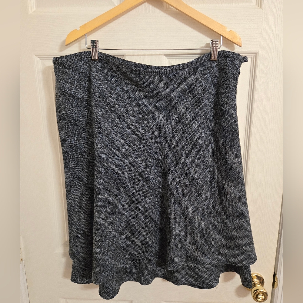 Karen Scott Charcoal Grey A-Line Skirt Size 18W
